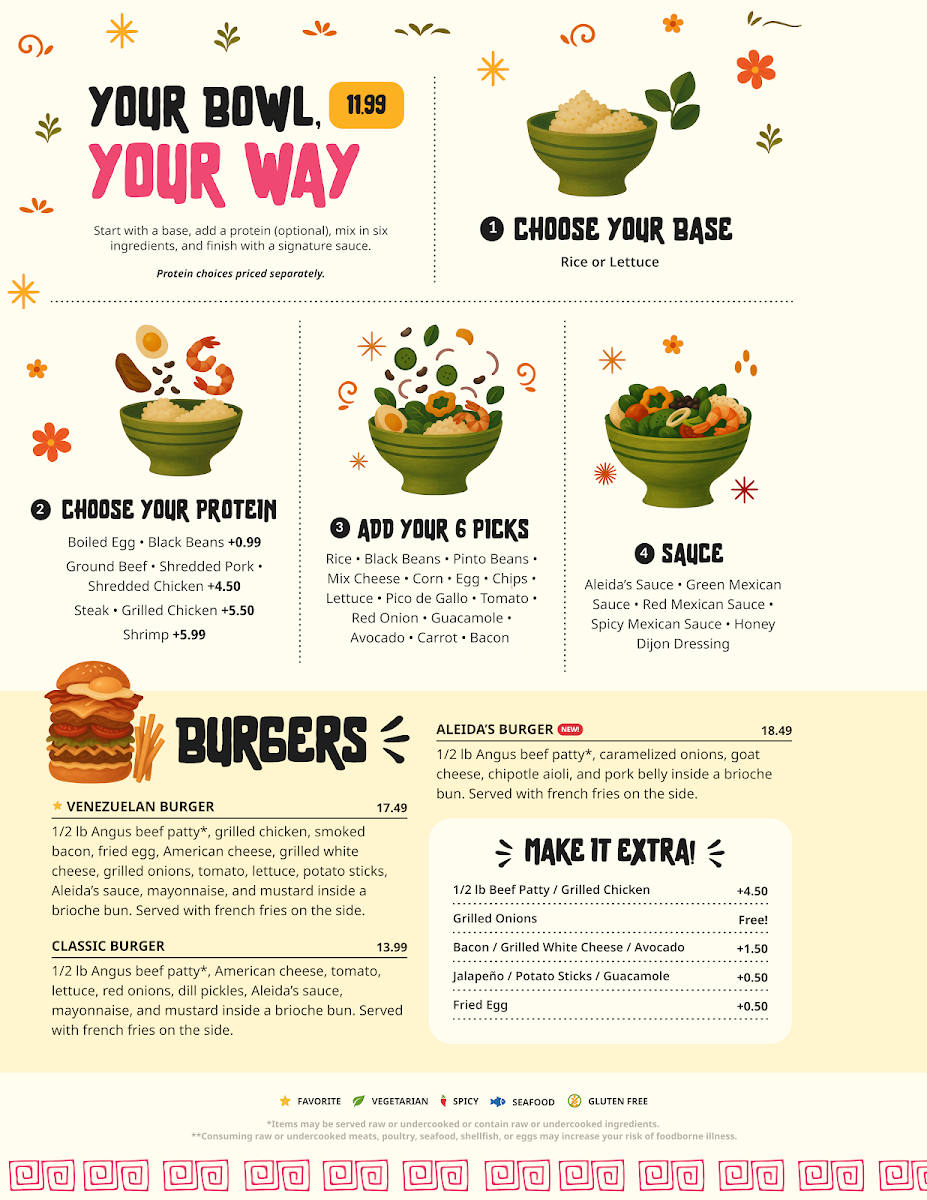 Aleidas Restaurant Menu - Image 3