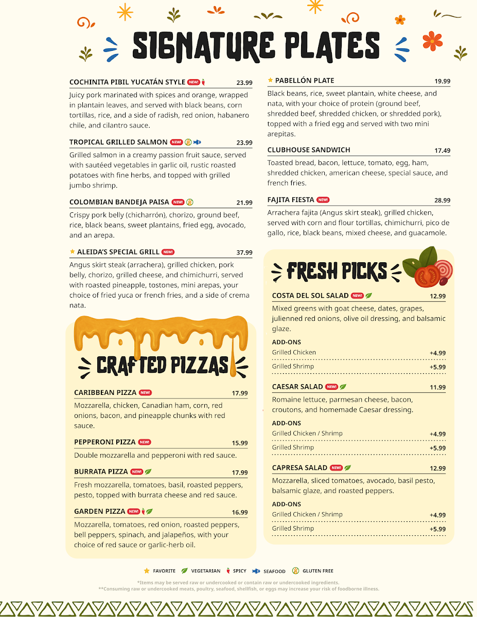 Aleidas Restaurant Menu - Image 6